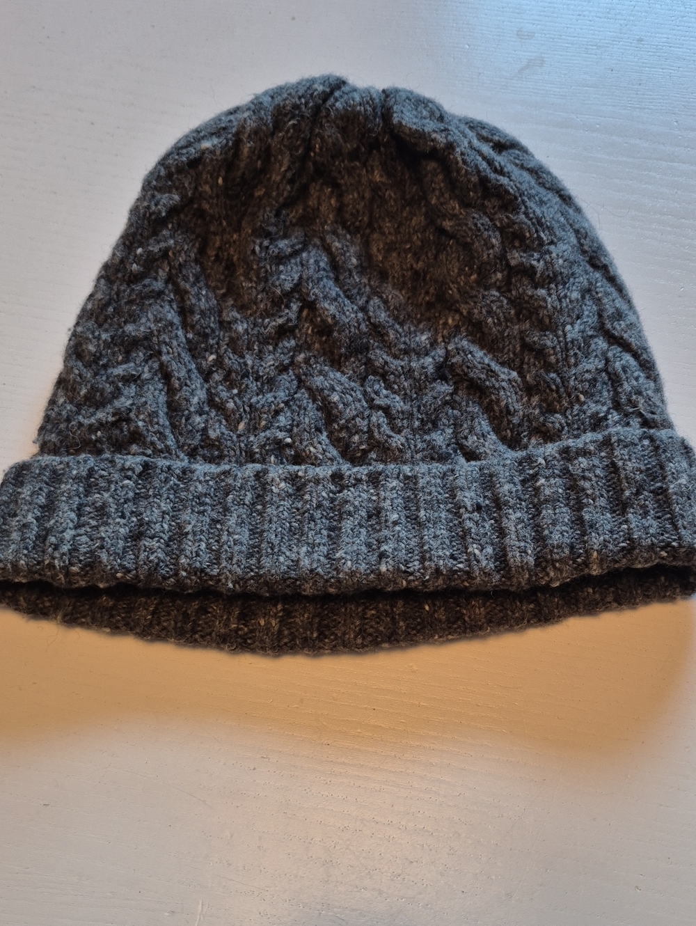 Men's Cable Knit Polo Ralph Lauren - Gray Beanie